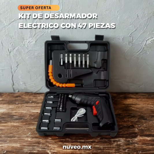 Kit Destornillador Automático 47 pzas