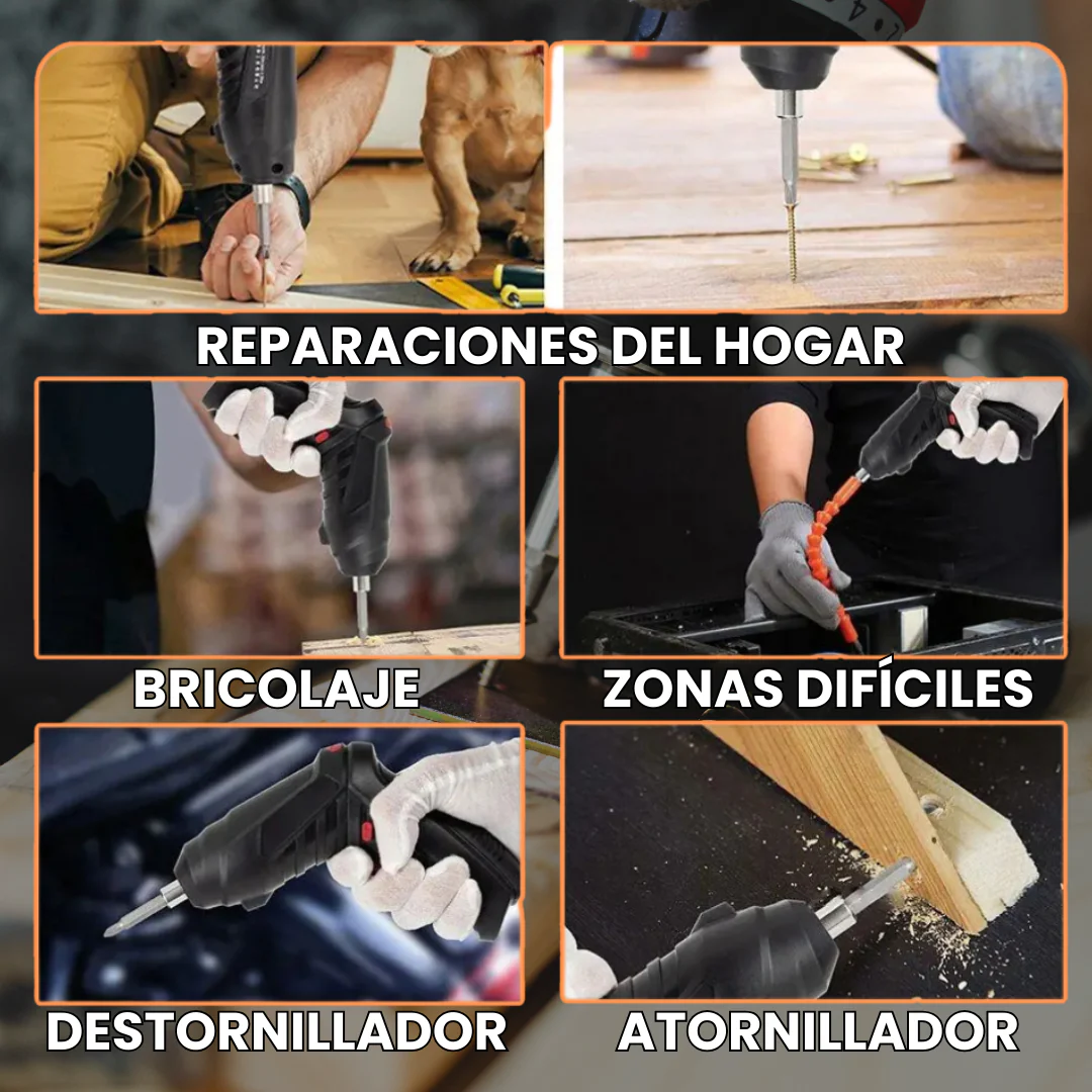 Kit Destornillador Automático 47 pzas