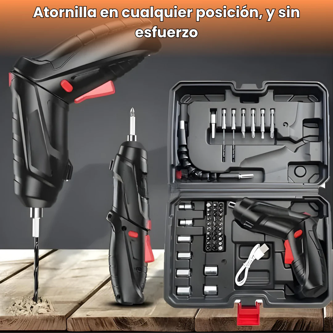 Kit Destornillador Automático 47 pzas