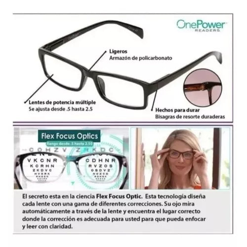 Lentes OnePower® auto-ajustables 🤩 Claridad visual y comodidad todos los días